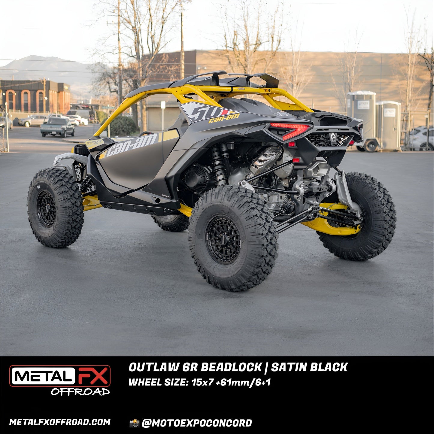 Outlaw 6R Beadlock | Satin Black