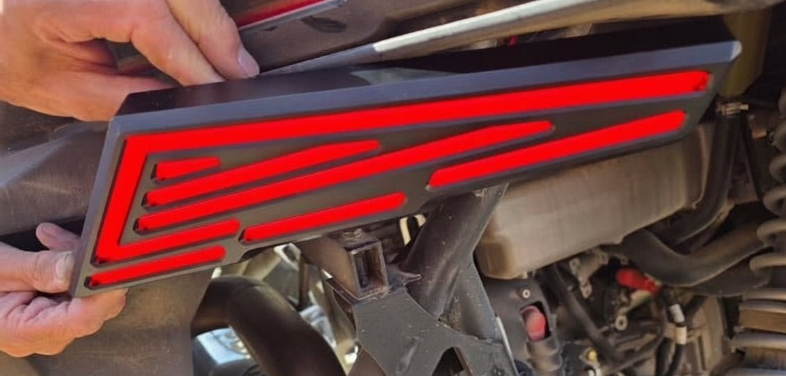 Billet LED Tail Light PRO R,TURBO R, PRO XP. Blinker and hazard integration.