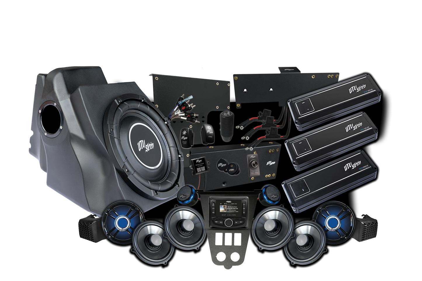 2025+ RZR® Pro Series Signature Stage 8 Stereo Kit | UTVS-PRO2-S8-S