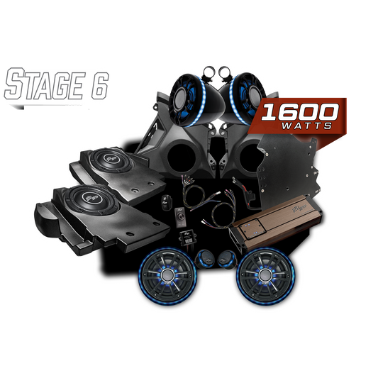 Can-Am® Maverick R BRP GO! Elite Series Stage 6 Stereo Kit | UTVS-R-S6-E-GO