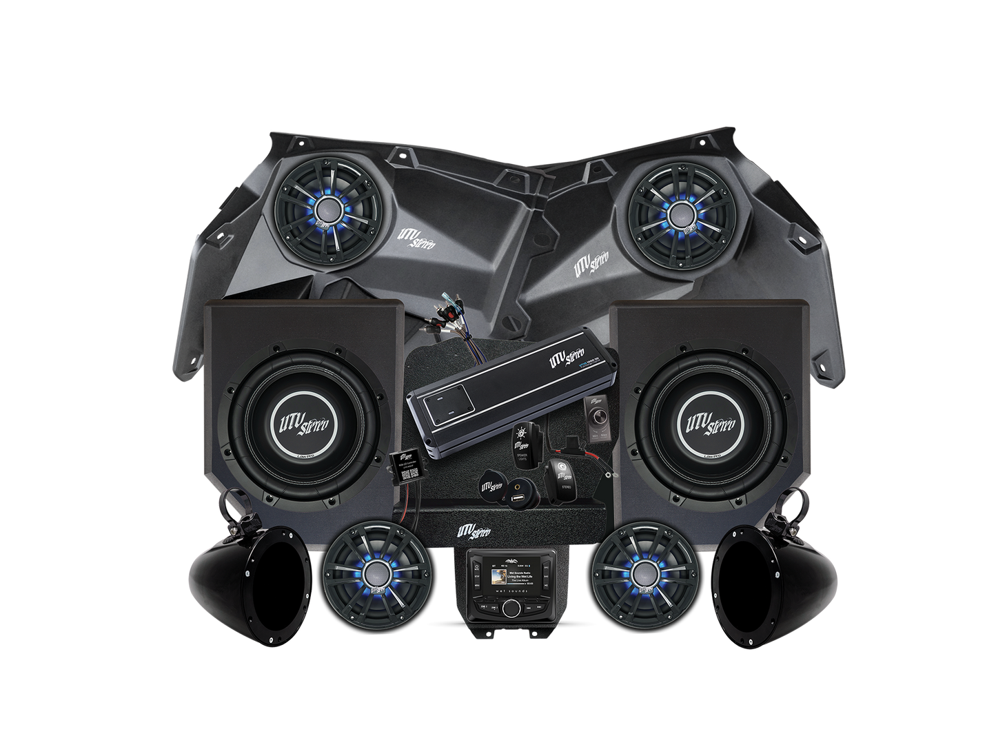 Can-Am® X3 Signature Series Stage 6 Stereo Kit | UTVS-X3-S6-S