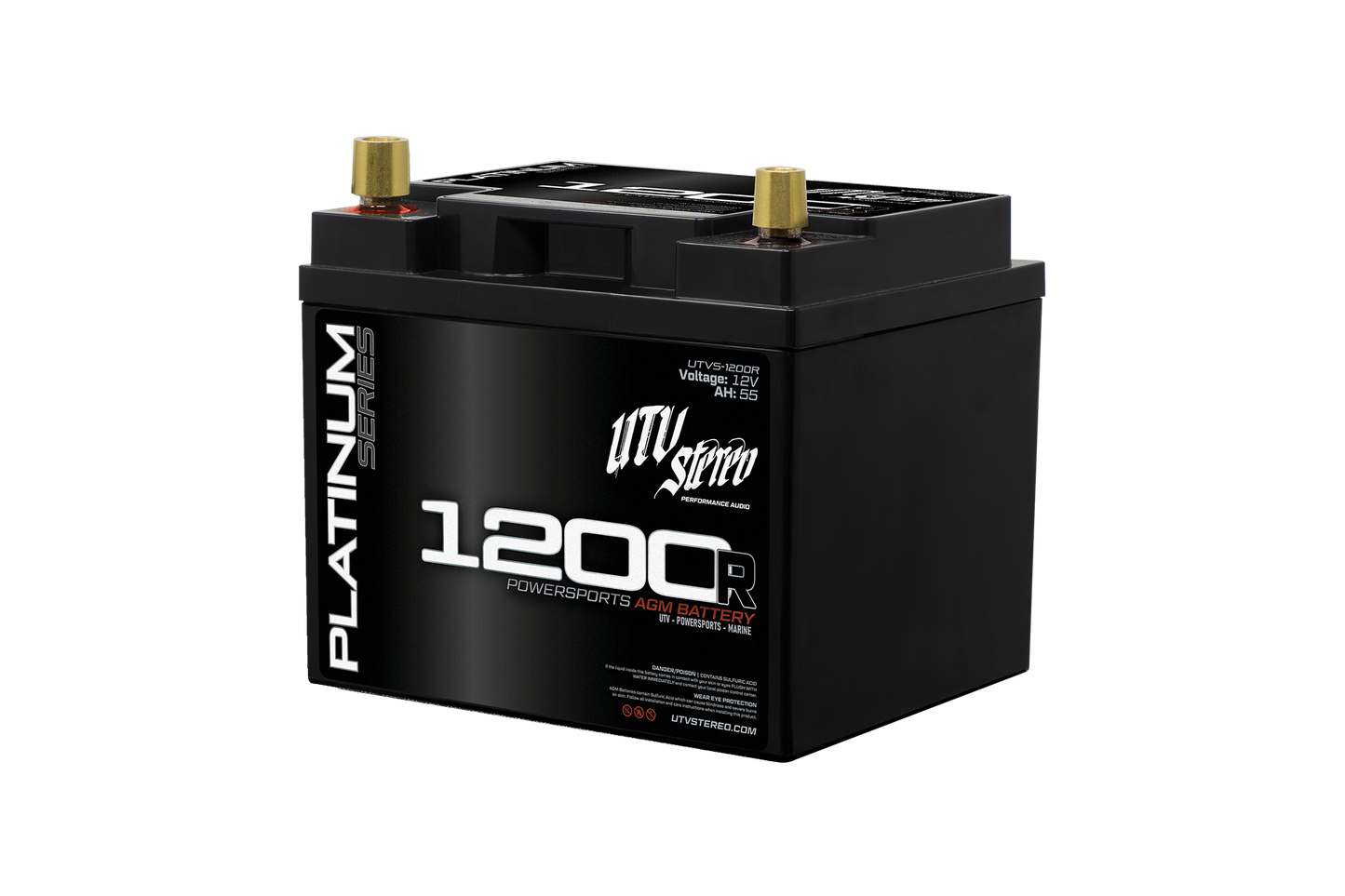 Platinum Series AGM 1200R (REVERSE POLARITY) Battery | UTVS-1200R