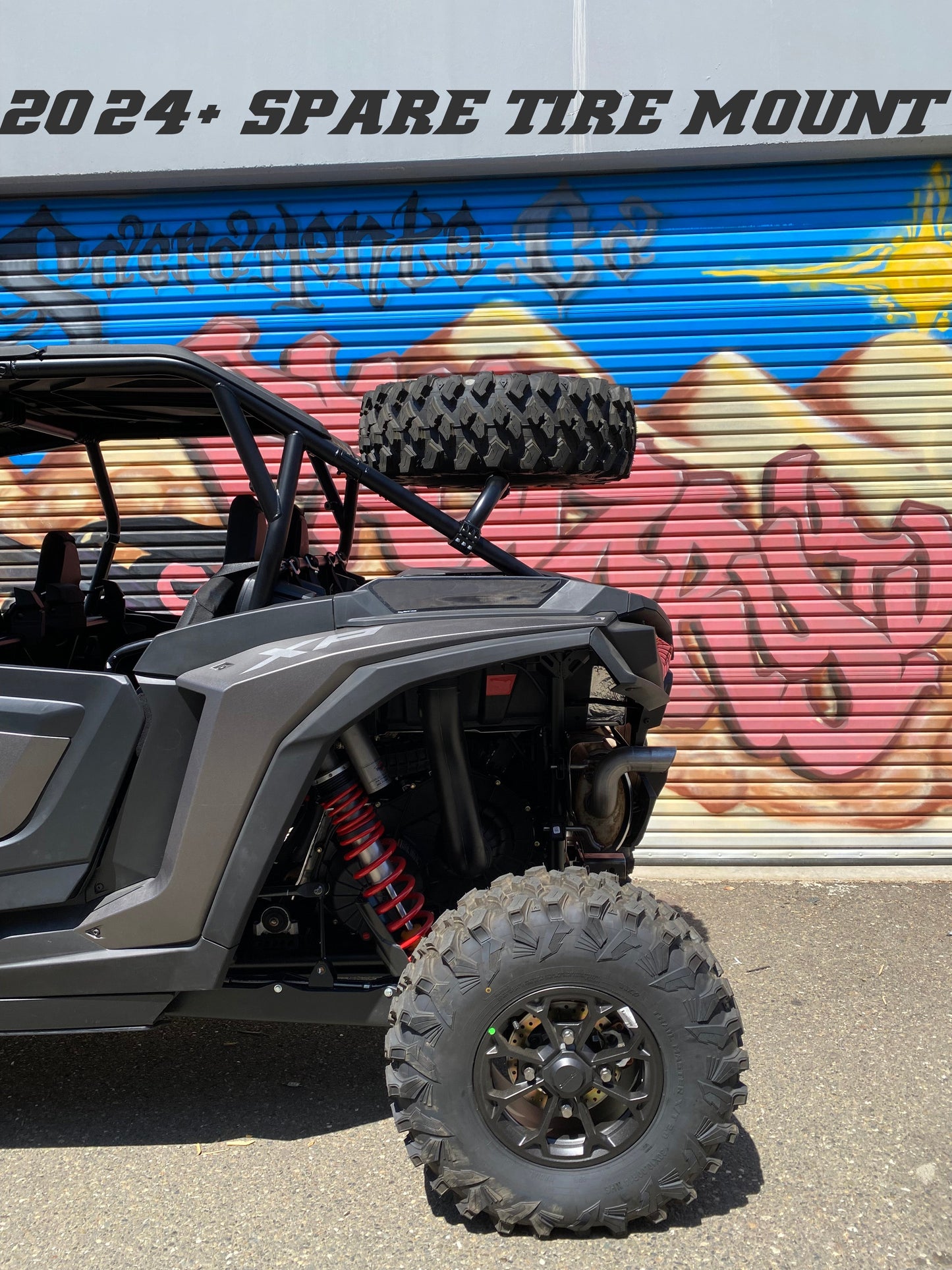 Polaris RZR XP Dual Clamp Spare Tire Mount