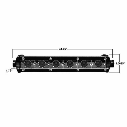 Ultra Slim Single Row 44.25" Light Bar