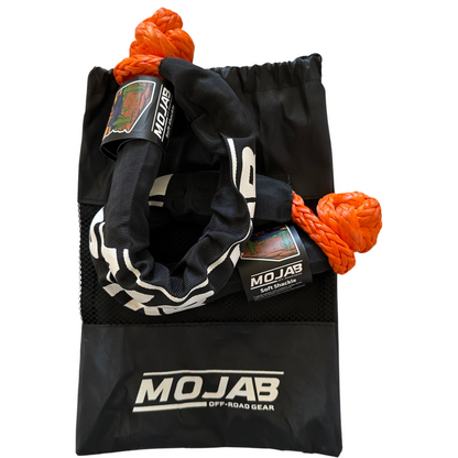 Soft Shackle 3/8'' x 22” with sleeve and bag (Set of 2 Shackles) (Lifetime Warranty)