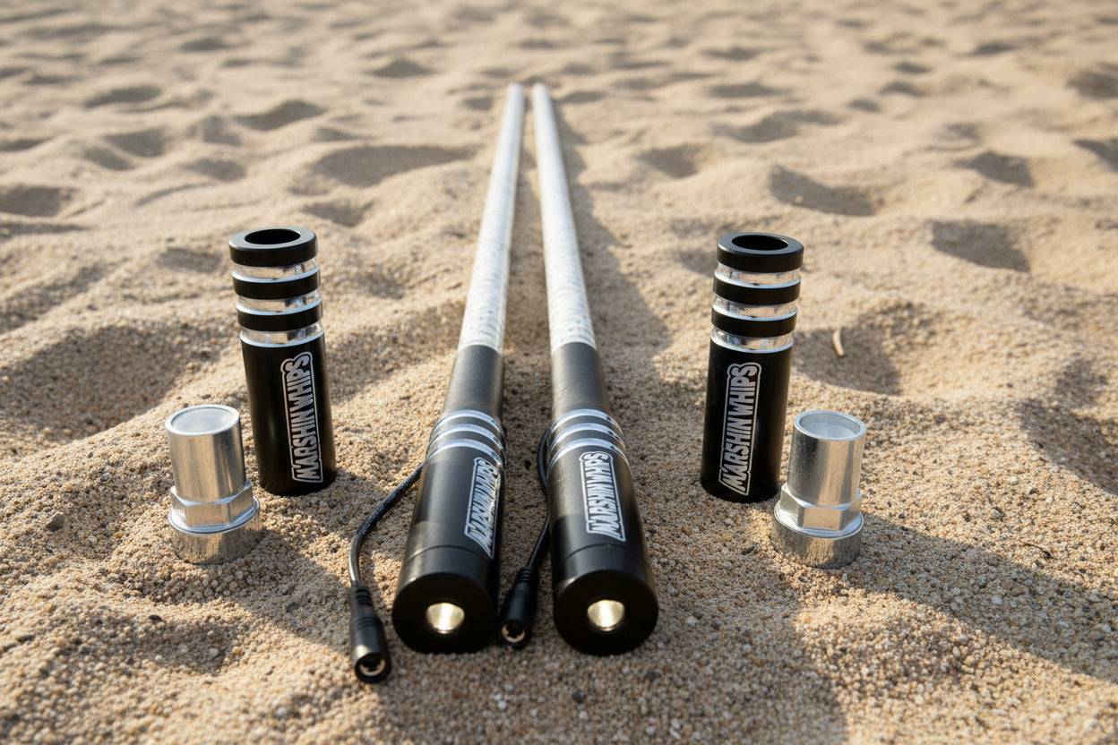 Game Changer LED Whip Set - Red, White & Blue Edition