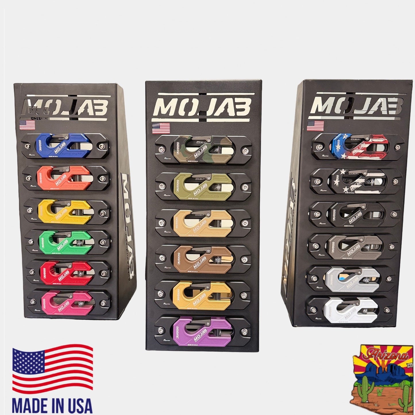 Aluminum Recessed Winch Shackle with Fairlead Kit, closed latch (LIFE TIME WARRANTY*)