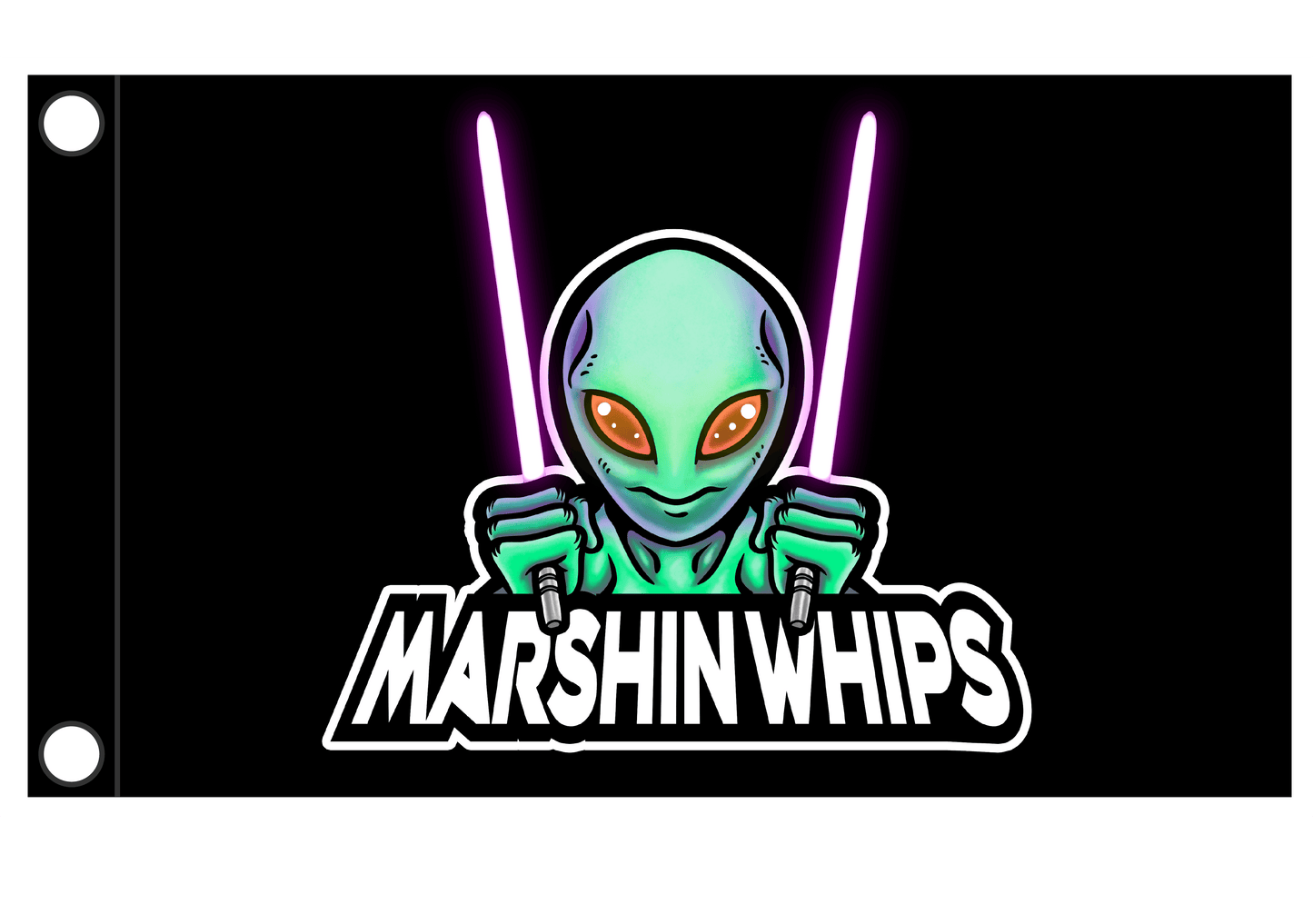 Marshin Whips Single Day Whip Flag
