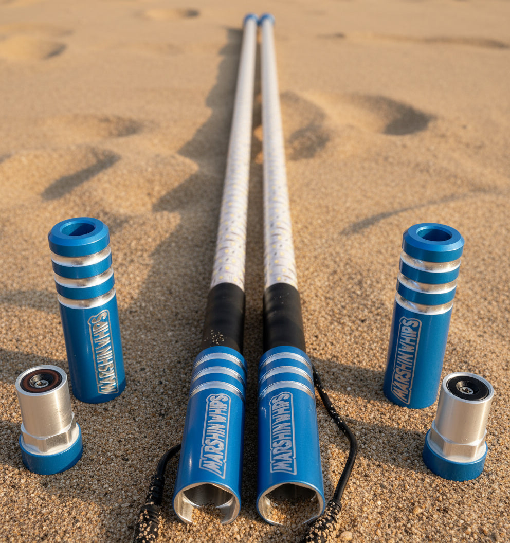 Game Changer LED Whip Set - Vibrant Blue