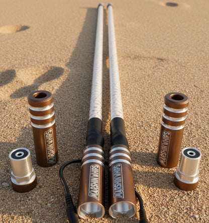 Game Changer LED Whip Set - Red, White & Blue Edition