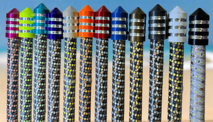 Game Changer LED Whip - Striking Orange Single