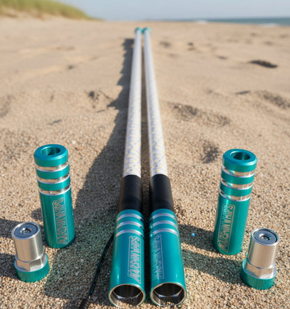 Game Changer LED Whip Set - Striking Teal