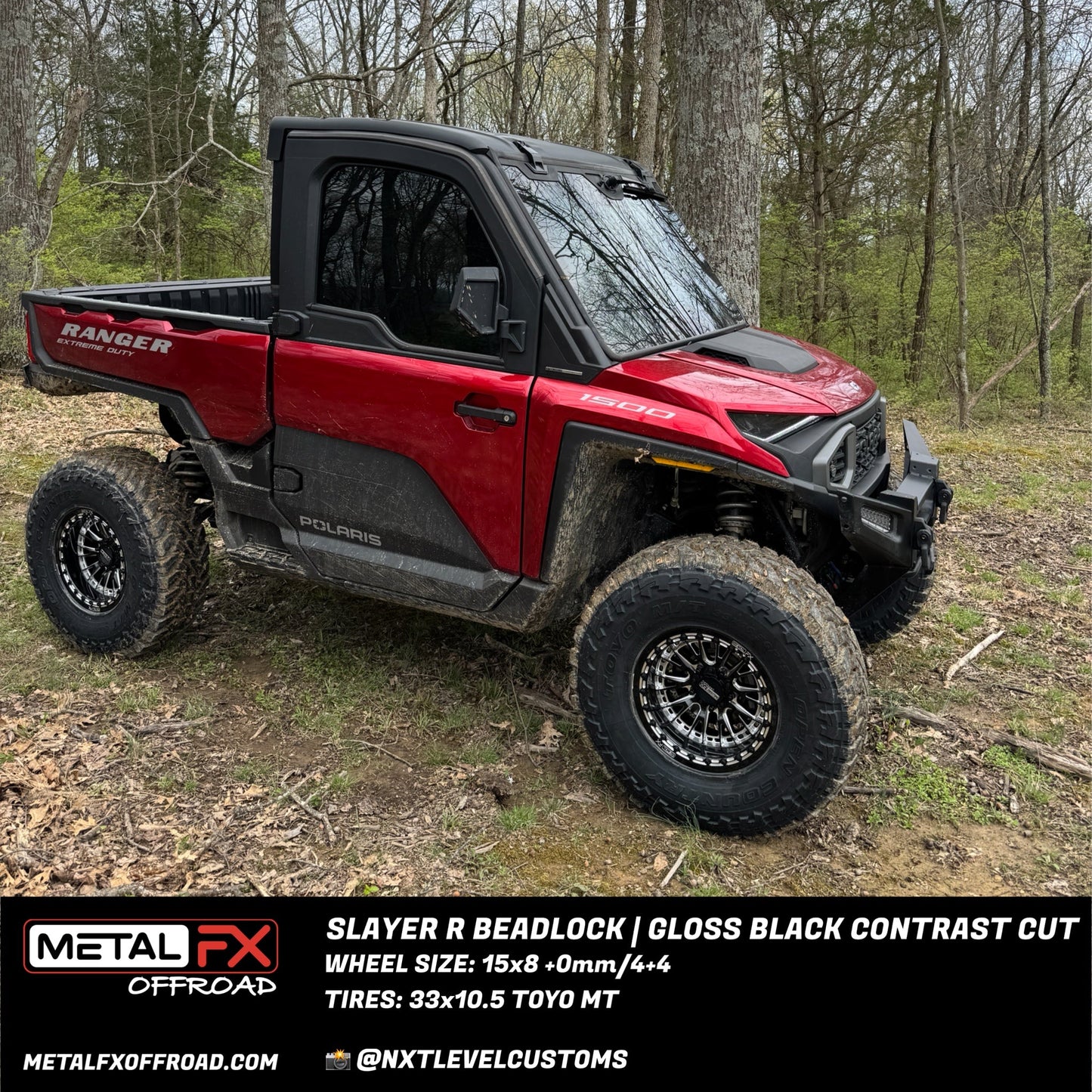 Slayer R Beadlock | Gloss Black Contrast Cut