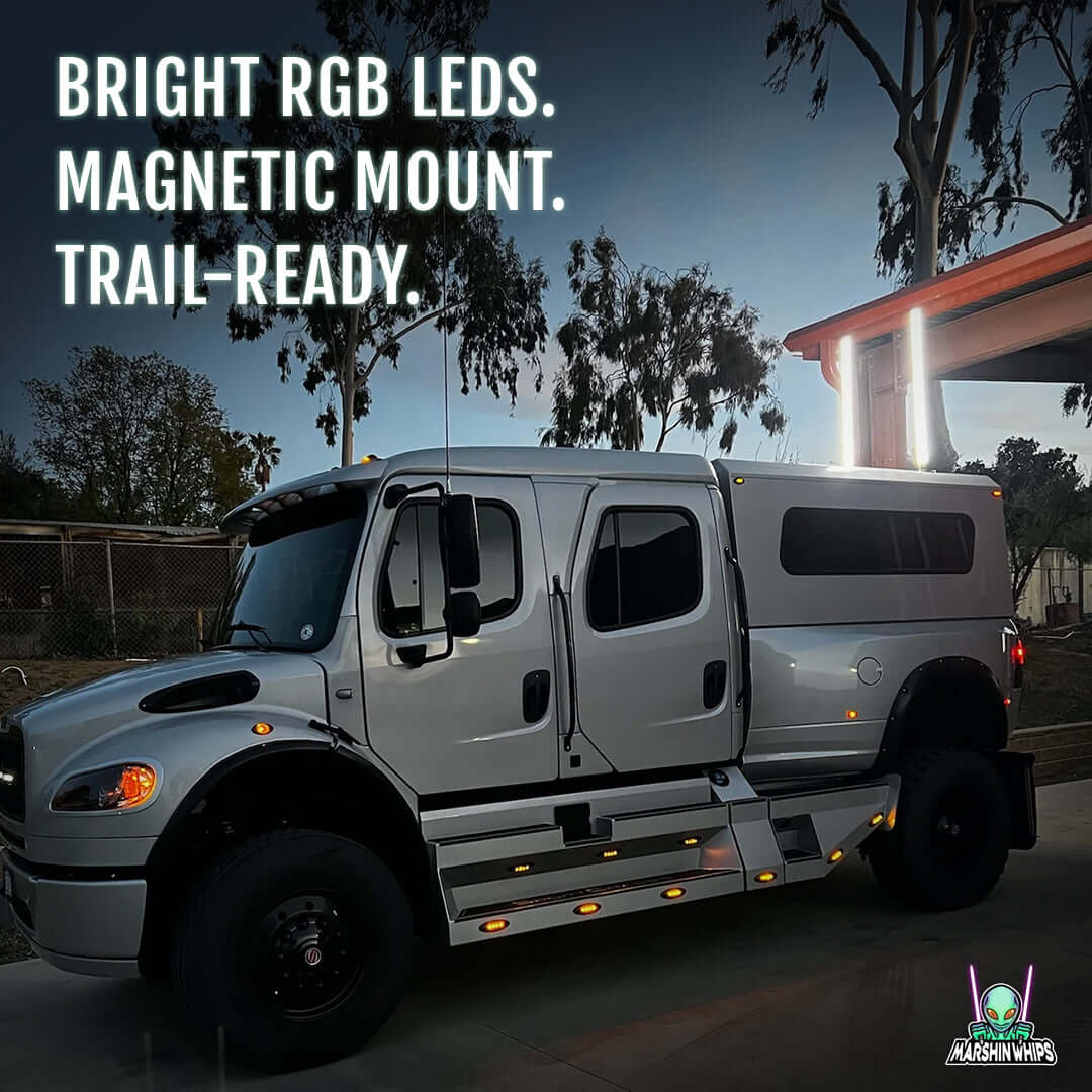 RGB3 BIG MOE’S- 8”,1.5ft,2ft Magnetic Mount Off-Road Light