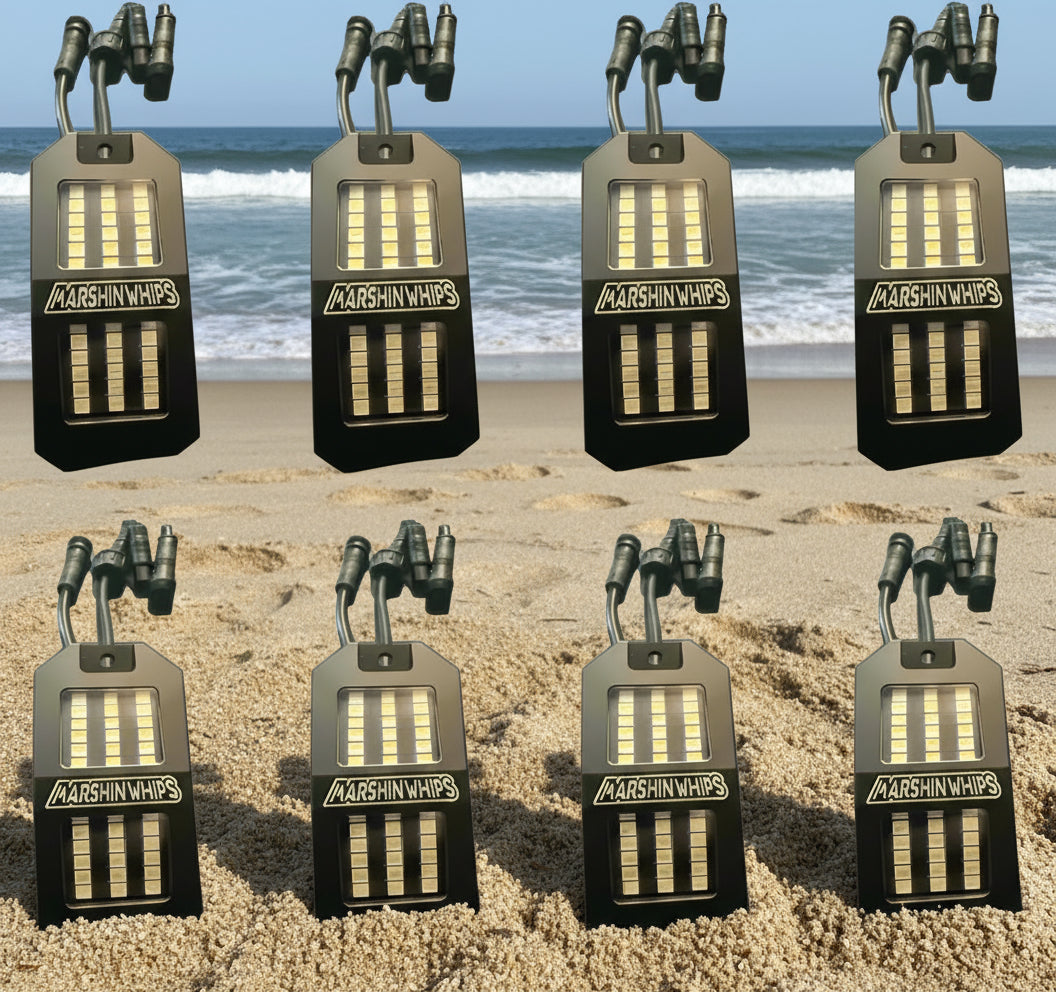 Marshin Whips Billet 16-Pack Personalized Rock Lights