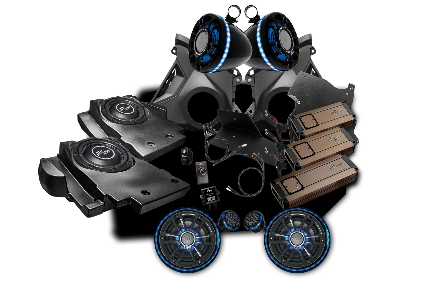 Can-Am® Maverick R BRP GO! Elite Series Stage 8 Stereo Kit | UTVS-R-S8-E-GO