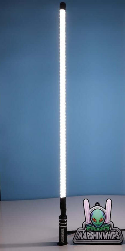 V2 Black Out LED Whip: The Ultimate Stealth Single