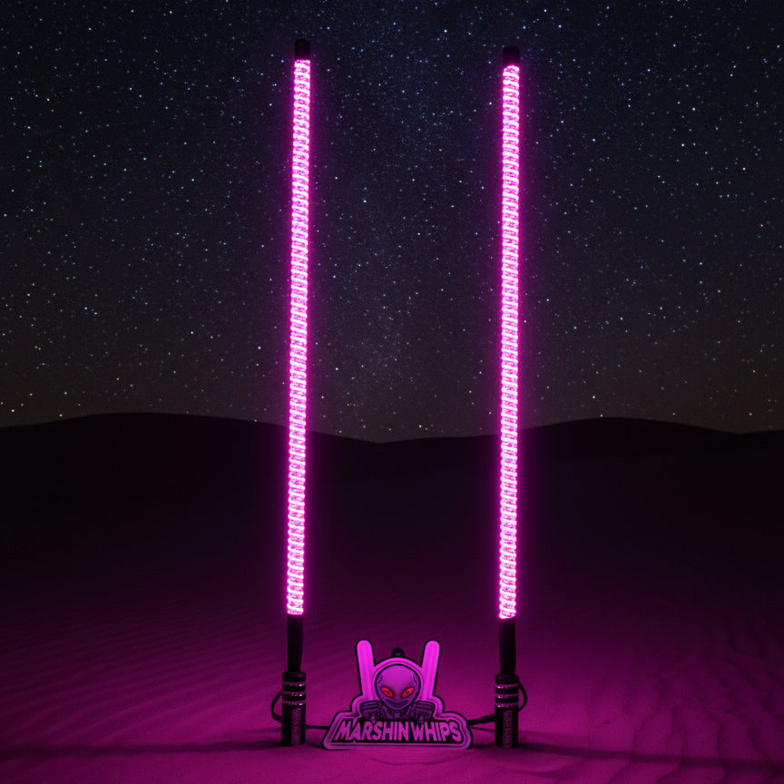 V2 Black Out LED Whip Set: The Ultimate Stealth