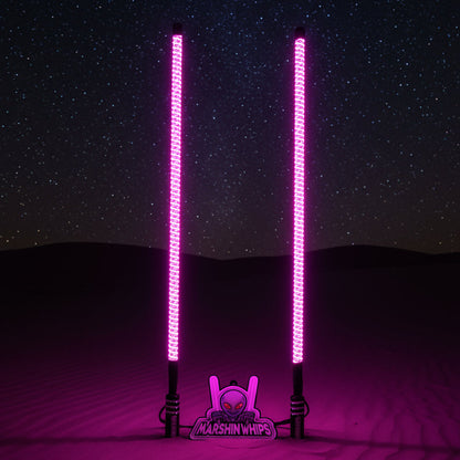 V2 Black Out LED Whip Set: The Ultimate Stealth