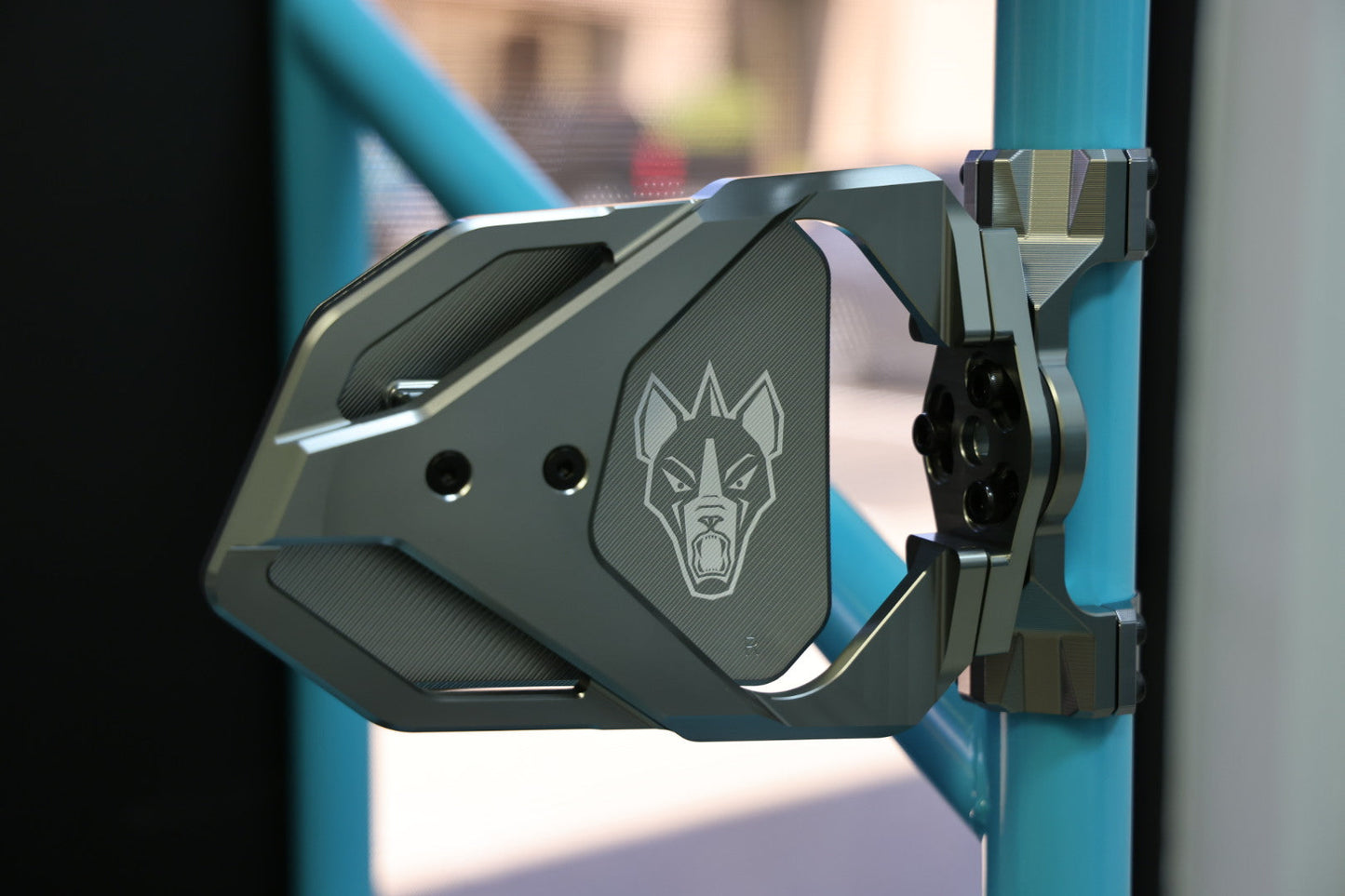 Cuero Race UTV Side Mirror Titanium