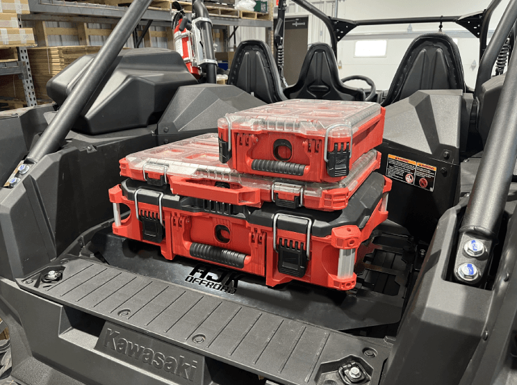 Kawasaki KRX Packout Mount - Subwoofer Compatible