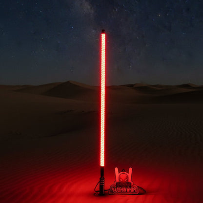 V2 Black Out LED Whip: The Ultimate Stealth Single