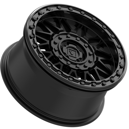 V08 Beadlock UTV Wheel Satin Black