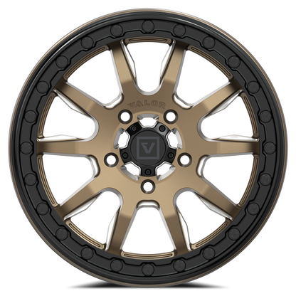 V15 Beadlock UTV Wheel Beadlock Satin Bronze