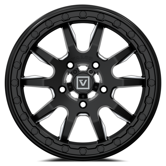 V15 Beadlock UTV Wheel Satin Black