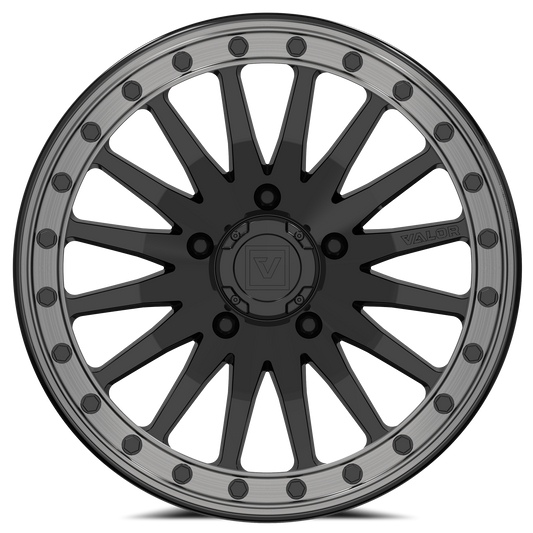 V06 Beadlock UTV Wheel Gloss Black