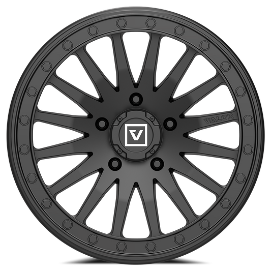V06 Beadlock UTV Wheel Satin Black
